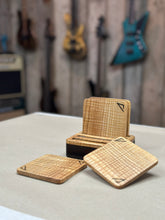 Load image into Gallery viewer, Figured Ash Coaster set.