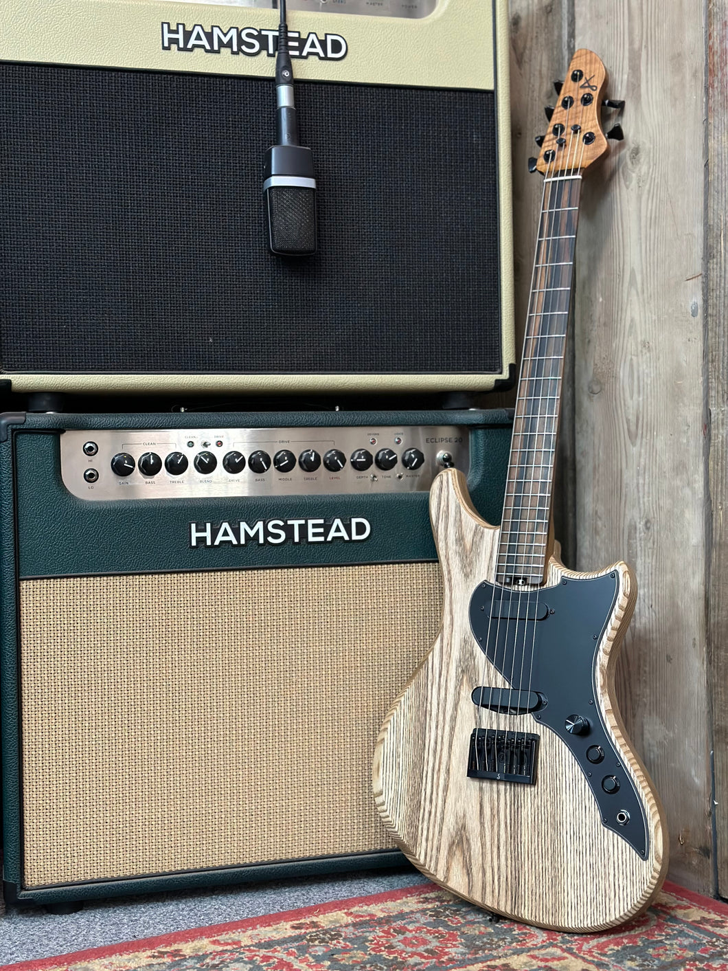 Ex demo Mini Cobia Prime V2 Guitar - Natural Oil